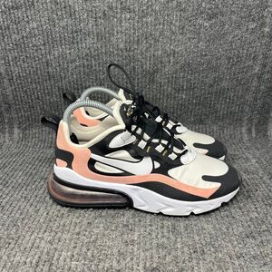 Nike Air Max 270 React Bleached Coral Black Pink Shoes Women’s 7.5 AT6174-005